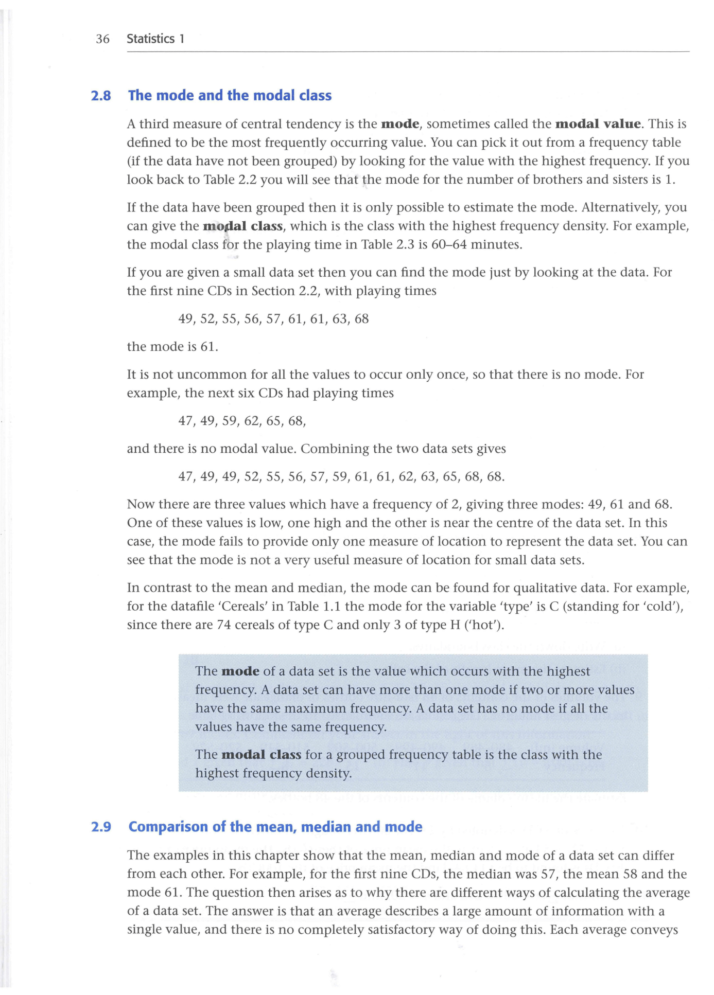 Cambridge Statistics